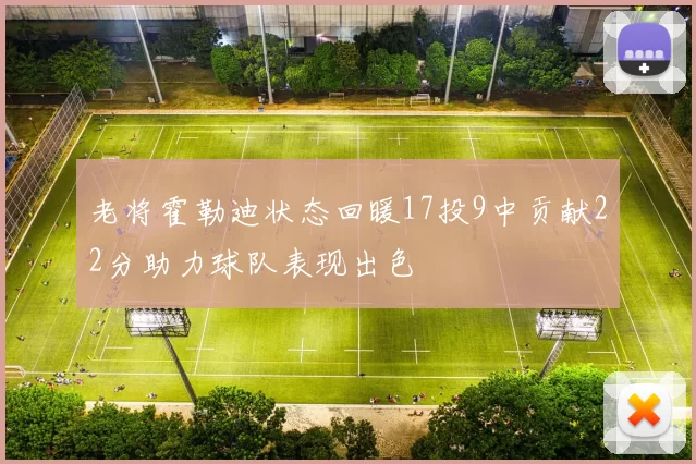 老将霍勒迪状态回暖17投9中贡献22分助力球队表现出色